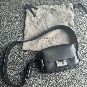 Allsaints Frankie 3 in 1 Bag ( Black) Crossbody/ Waist bag